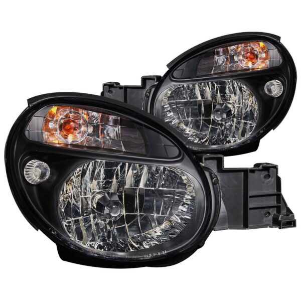 121121 Position Halogen Headlight, With bulb(s), Clear Lens, Black Interior, Crystal Series