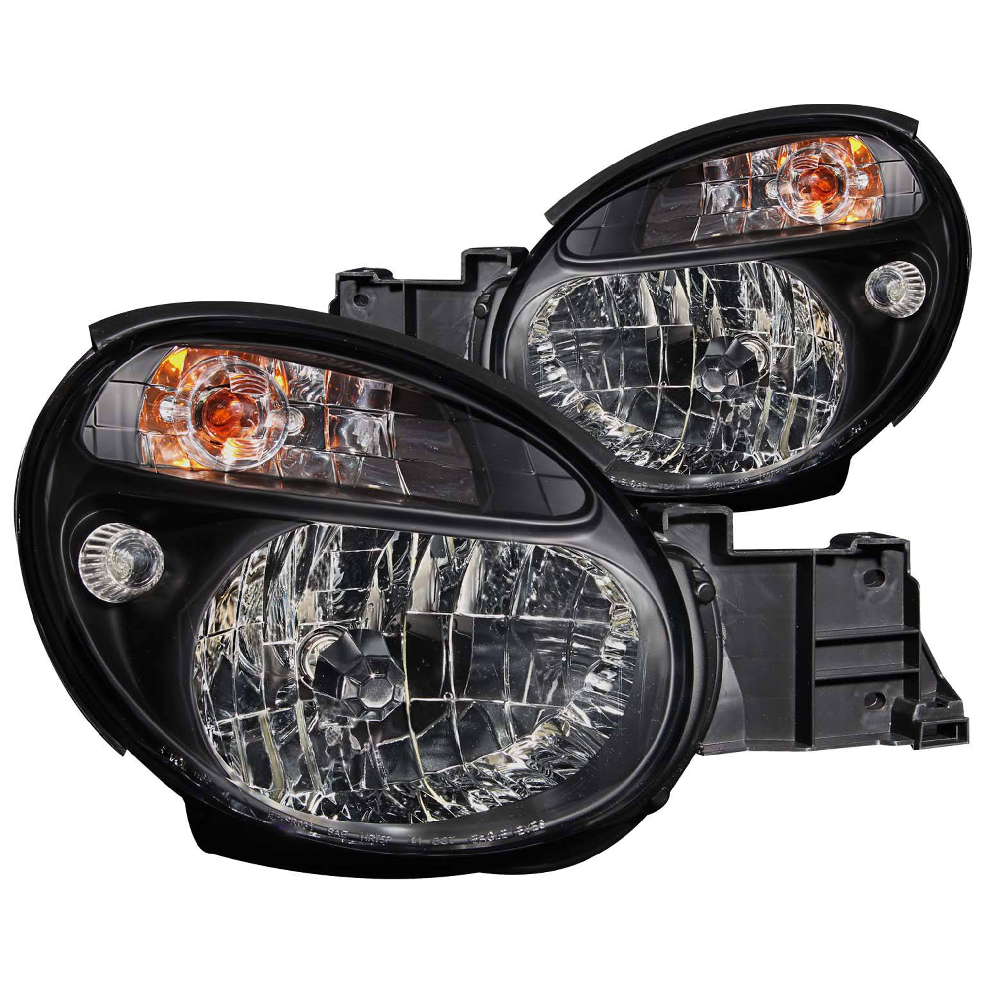 121121 Position Halogen Headlight, With bulb(s), Clear Lens, Black Interior, Crystal Series