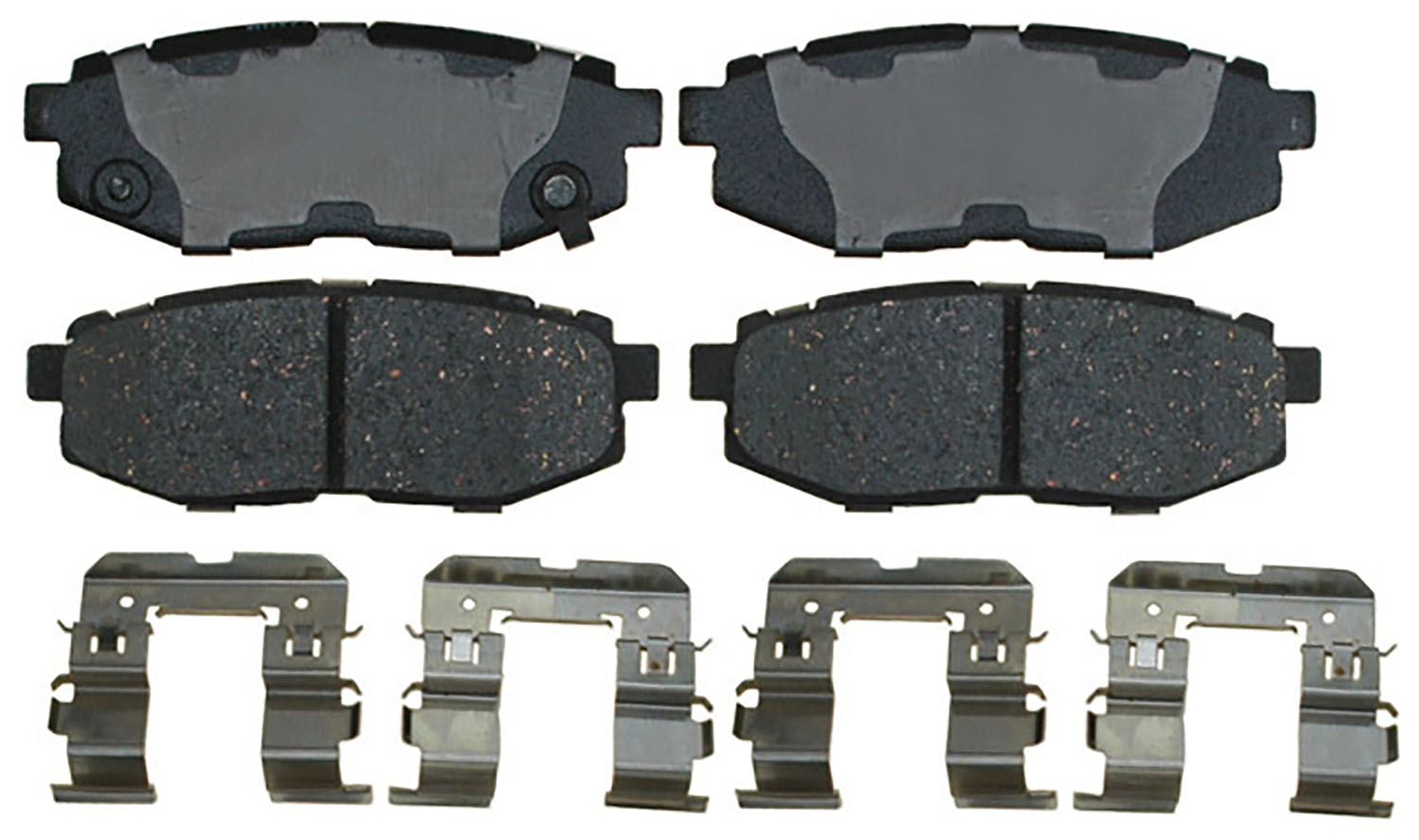 14D1124CH Rear Advantage Series Ceramic Brake Pad Set