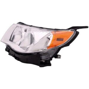 1592311 Position Halogen Headlight, With bulb(s), Clear Lens, Chrome Interior