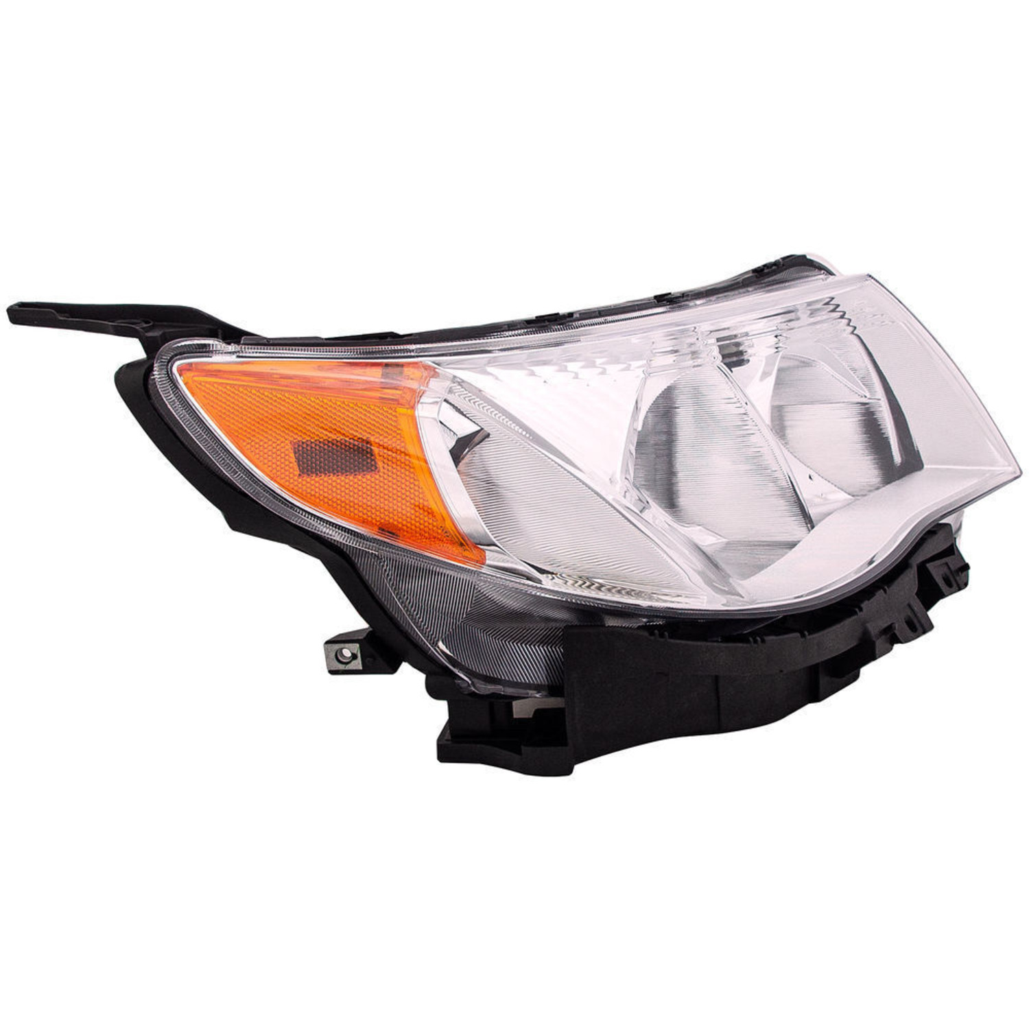 1592312 Position Halogen Headlight, With bulb(s), Clear Lens, Chrome Interior