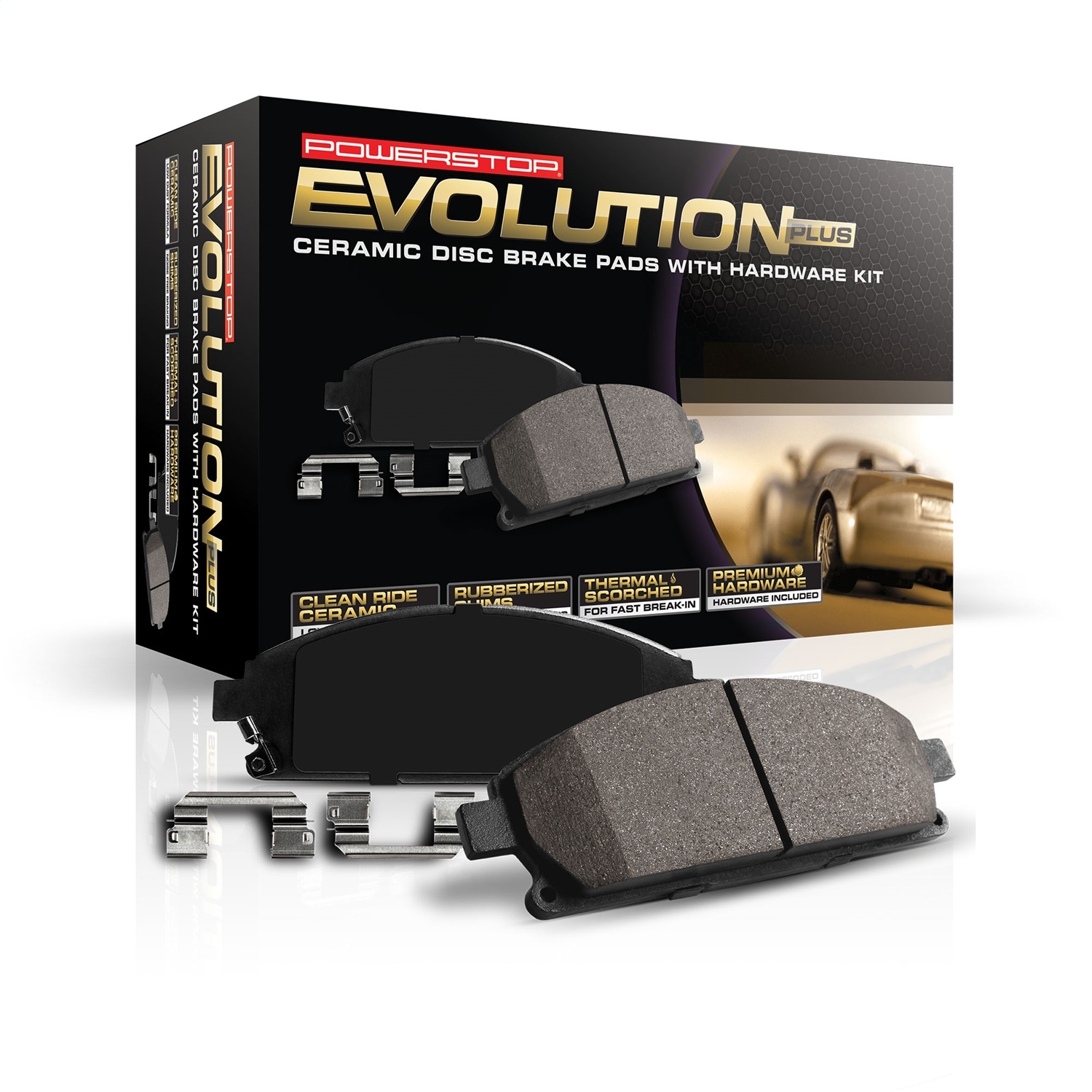 17-1078B Front Z17 Evolution Plus Ceramic Ceramic Brake Pad Set