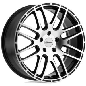 1775P6A355100B72 Aluminum Black Wheel, 17 in. X 7.5 in., 5 x 4.5 in. Bolt Pattern