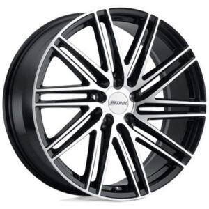 1780P1C405114F76 Aluminum Black Wheel, 17 in. X 8 in., 5 x 4.5 in. Bolt Pattern