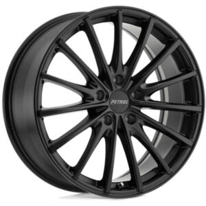 1780P3A405114M76 Aluminum Black Wheel, 17 in. X 8 in., 5 x 4.5 in. Bolt Pattern