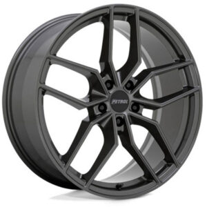 1780P5C405114G76 Aluminum Gunmetal Wheel, 17 in. X 8 in., 5 x 4.5 in. Bolt Pattern