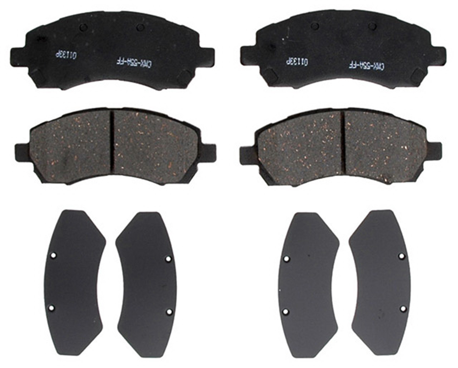 17D722C Front DuraStop Series Ceramic Brake Pad Set