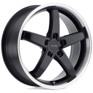 1880P1B405114B76 Aluminum Black Wheel, 18 in. X 8 in., 5 x 4.5 in. Bolt Pattern