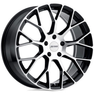 1980P2B405114F76 Aluminum Black Wheel, 19 in. X 8 in., 5 x 4.5 in. Bolt Pattern