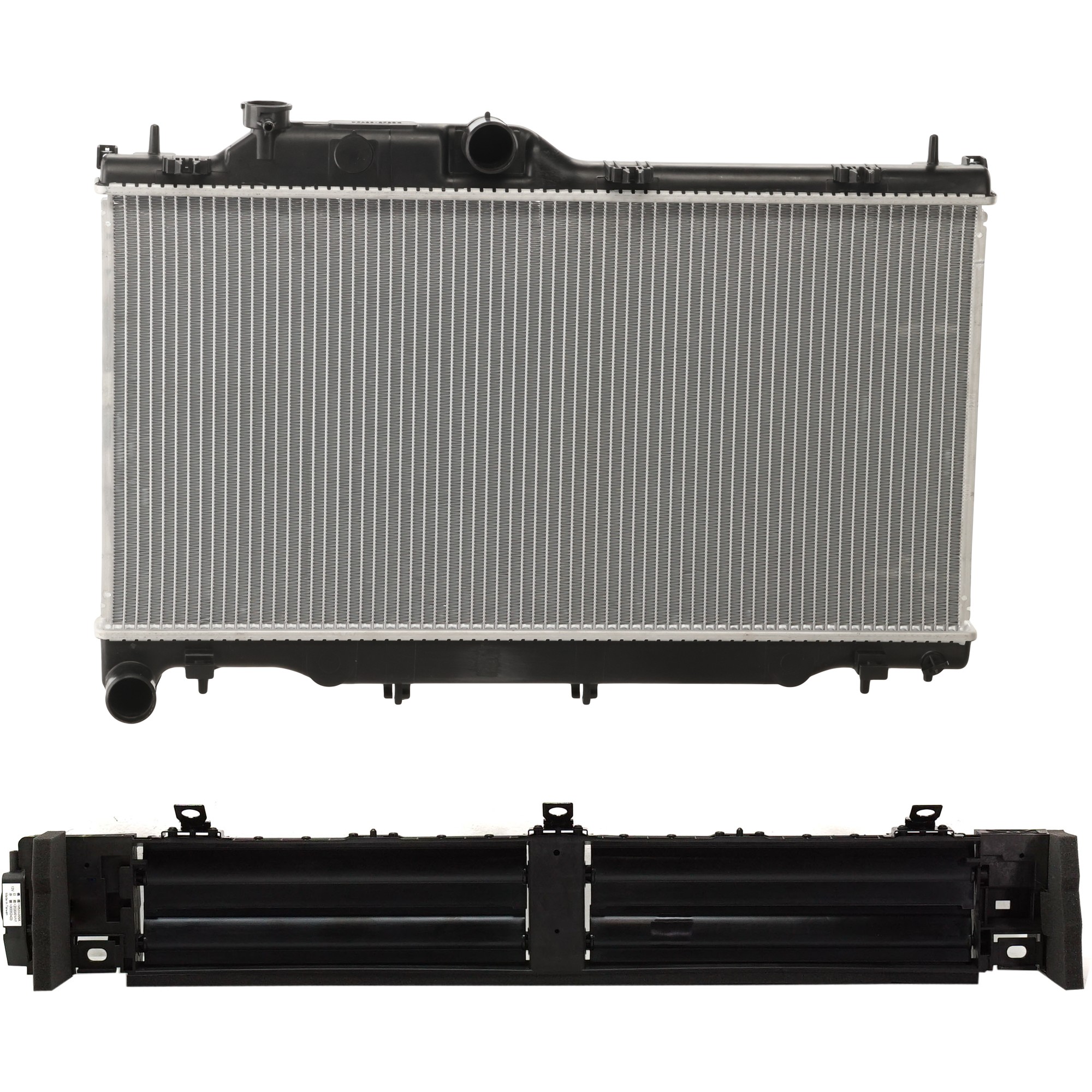 2-Piece Kit Active Grille Shutter, 2-Piece Kit, Includes (1) Active Grille Shutter and (1) Radiator