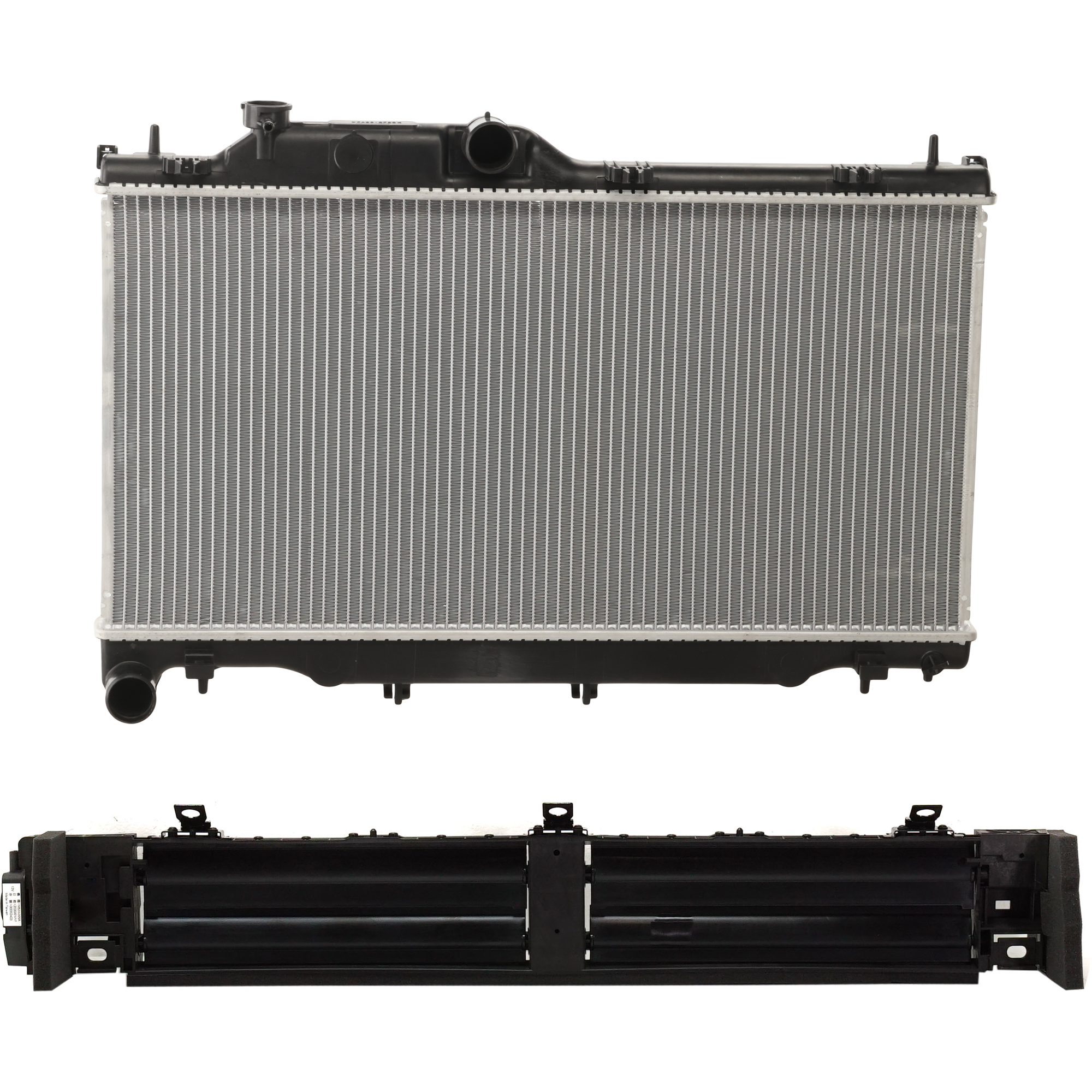2-Piece Kit Active Grille Shutter, 2-Piece Kit, Includes (1) Active Grille Shutter and (1) Radiator