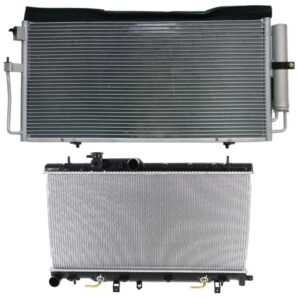 2-Piece Kit Radiator, 2.5L, 4Cyl, Includes (1) A/C Condenser and (1) Radiator