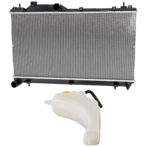 2-Piece Kit Radiator, 2.5L Engine, with Coolant Reservoir