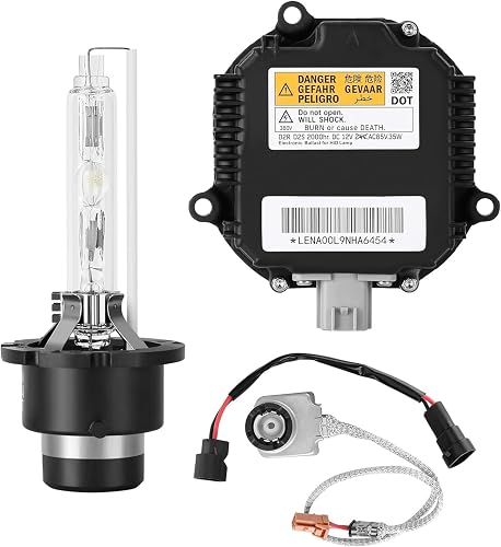 2 Sets 28474-89904 HID Xenon Headlight Ballast w/ Igniter & D2S Bulb for Nissan Altima, 350Z, Maxima, Murano, Rogue,for Infiniti G35, G37, FX35- Replaces 28474-8991A 28474-89907...