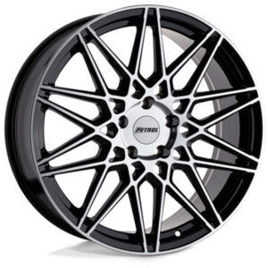 2085P3C405114F76 Aluminum Black Wheel, 20 in. X 8.5 in., 5 x 4.5 in. Bolt Pattern