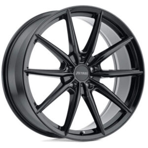 2085P4B405114B76 Aluminum Black Wheel, 20 in. X 8.5 in., 5 x 4.5 in. Bolt Pattern