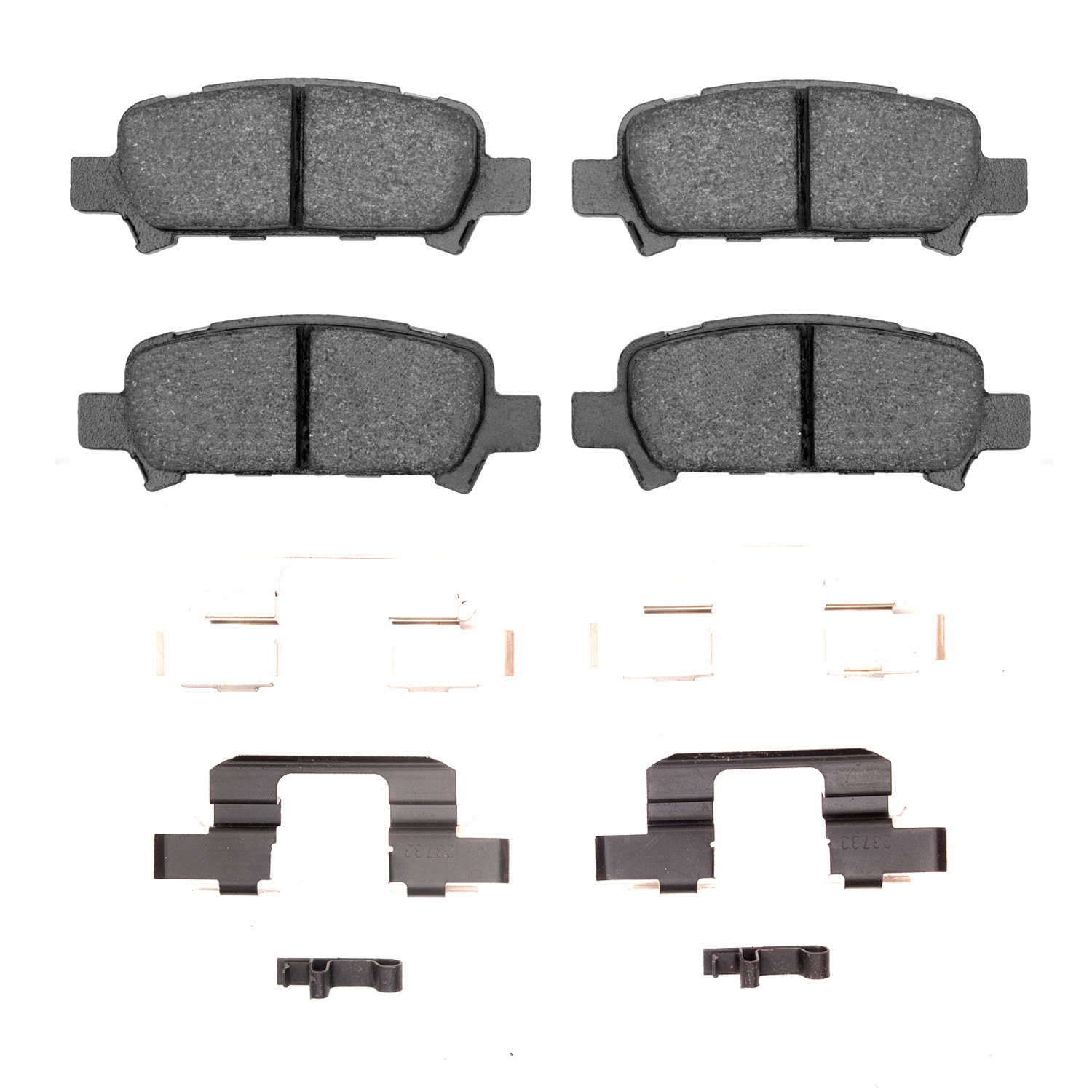 2551-0770-03 Rear OE Comparable Pad Material Brake Pad Set