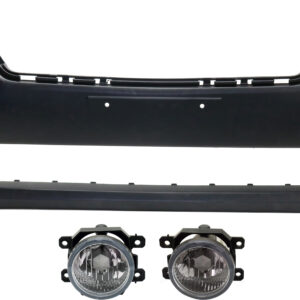 3-Piece Kit Front Primed Bumper Cover, CAPA Certified, Includes (1) Bumper Cover and (2) Fog Light