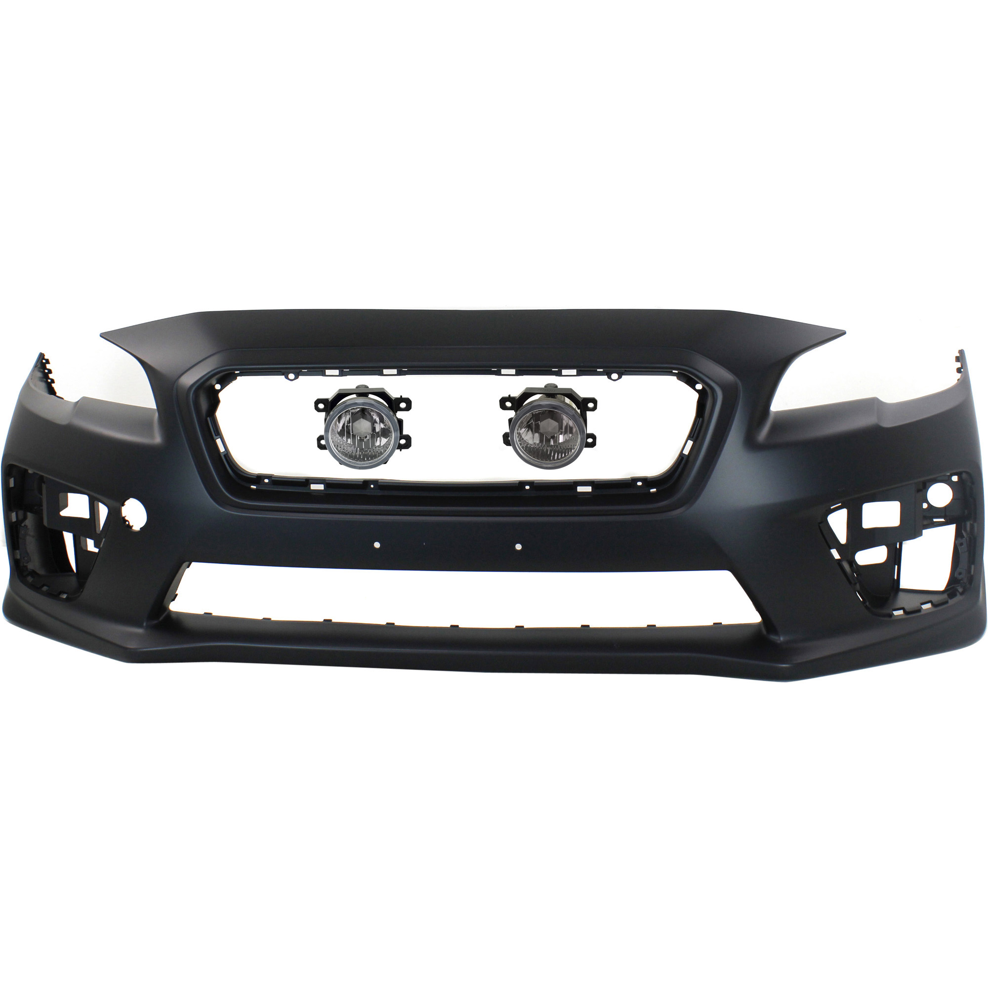 3-Piece Kit Front Primed Bumper Cover, CAPA Certified, Includes (1) Bumper Cover and (2) Fog Light