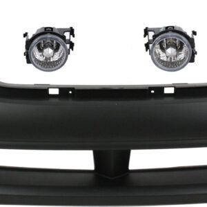 3-Piece Kit, Front Primed Bumper Cover, Sedan, Includes (1) Bumper Cover and (2) Fog Light