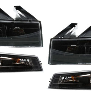 4-Piece Kit Driver and Passenger Side Halogen Headlight, With bulb(s), For Models Without Performance Xtreme Package, OE Replacement, Includes (2) Corner Light and (2) Headlight