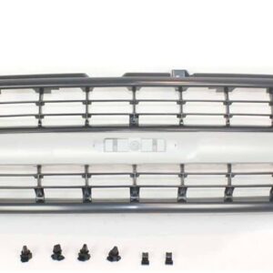 5-Piece Kit Grille Gray, Includes (1) Grille Shell and Insert, (2) Headlight, and (2) Parking Light