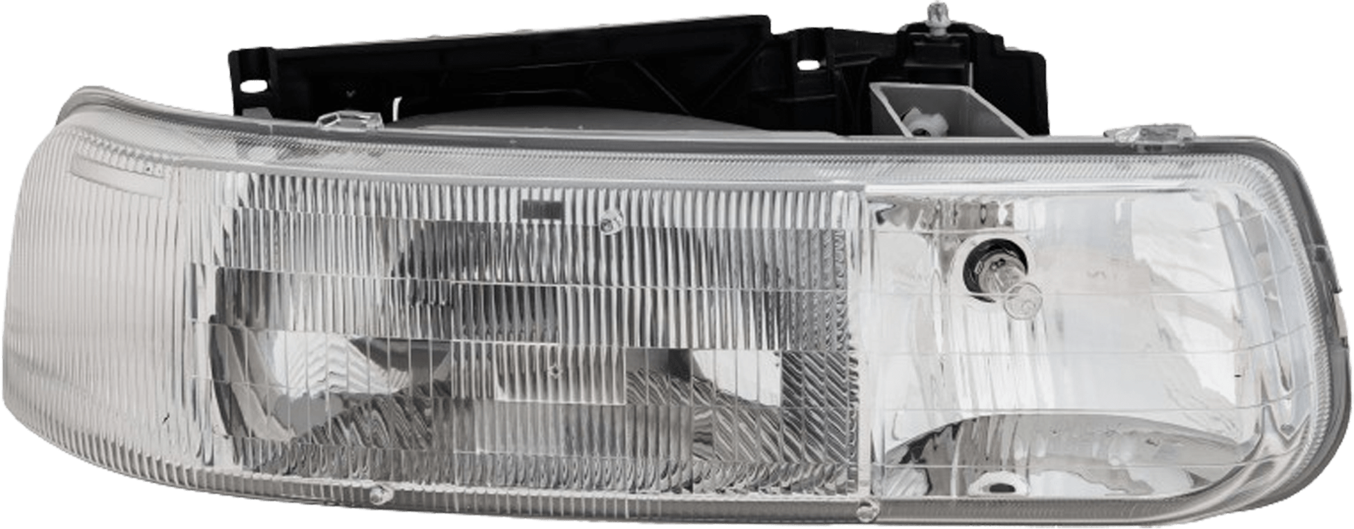 5-Piece Kit Grille Gray, Includes (1) Grille Shell and Insert, (2) Headlight, and (2) Parking Light