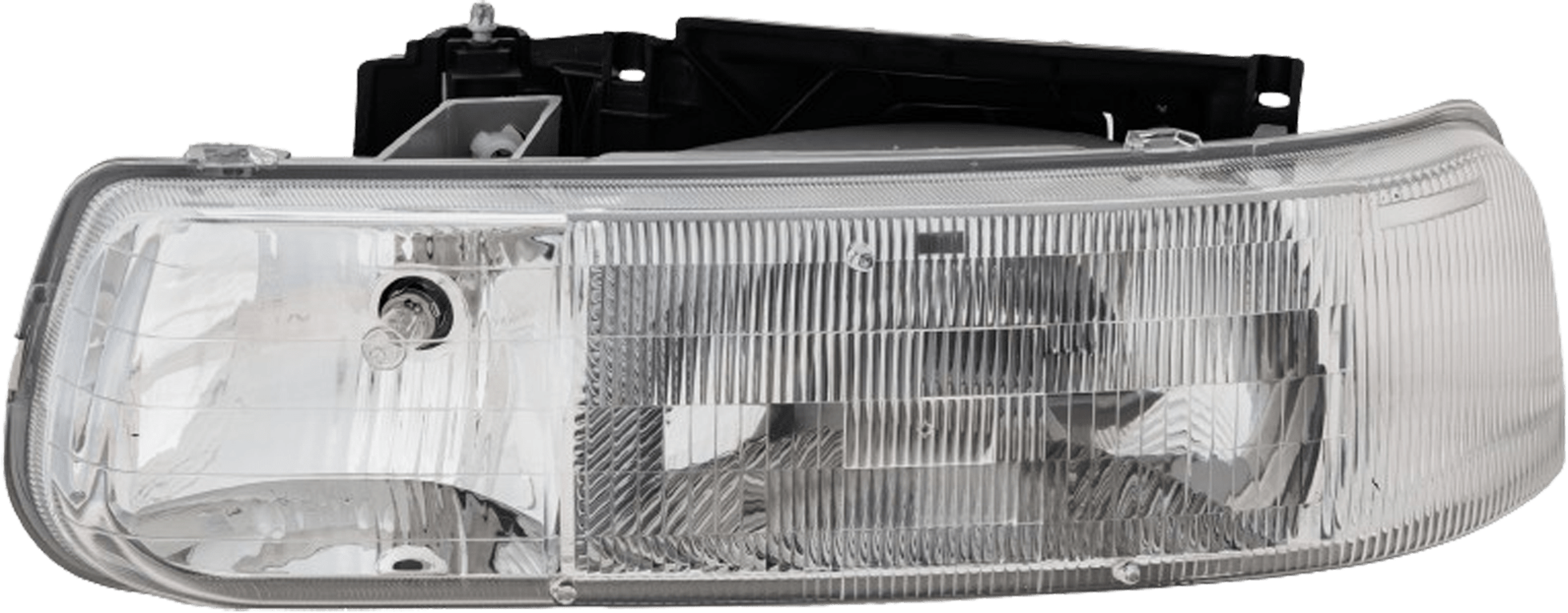 5-Piece Kit Grille Gray, Includes (1) Grille Shell and Insert, (2) Headlight, and (2) Parking Light