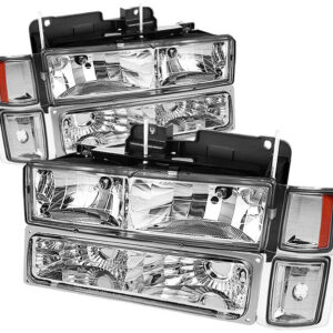 5069535 Position Headlight, Without bulb(s), Clear Lens, Chrome Interior, Xtune Series