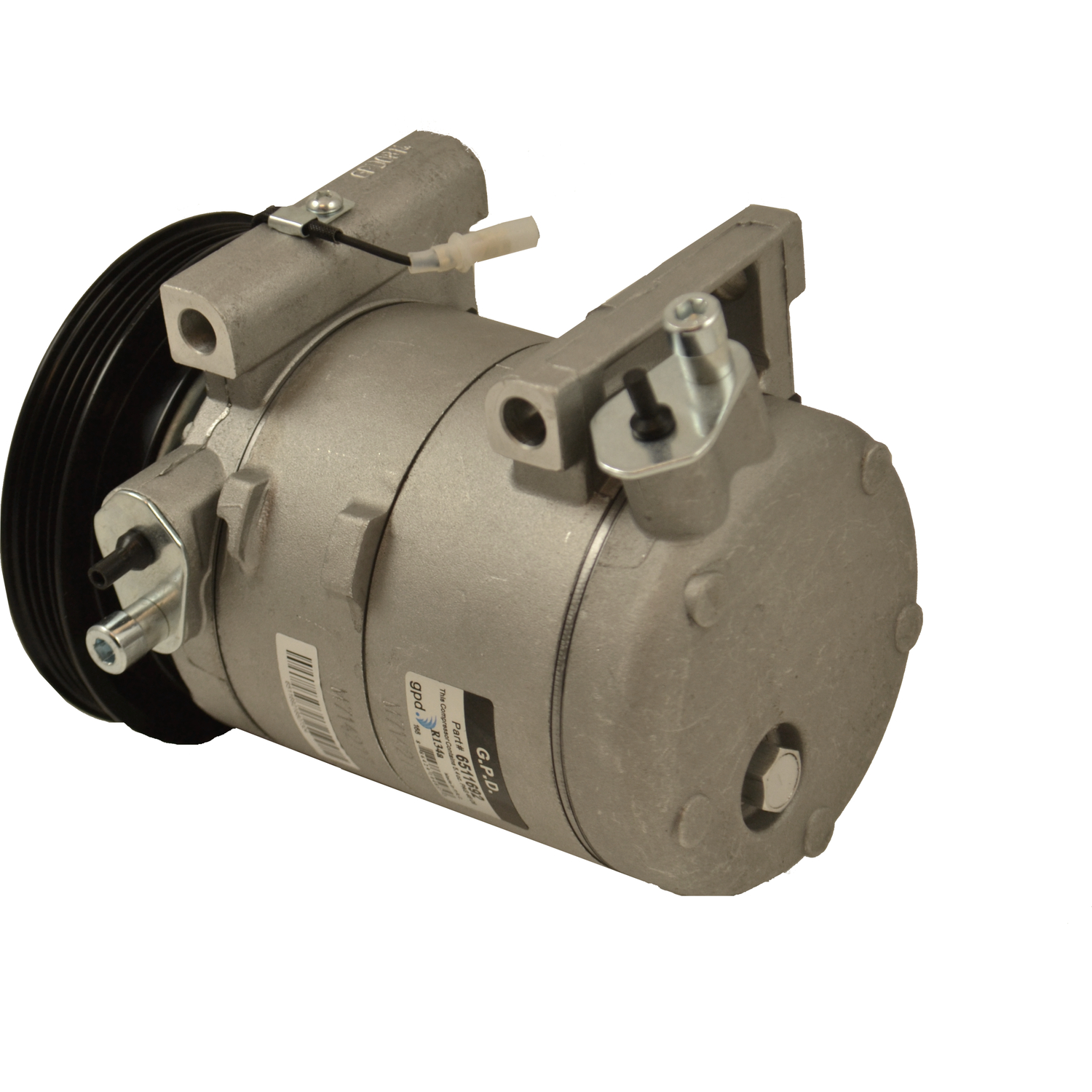 6511692 A/C Compressor, With Clutch, 65 Series