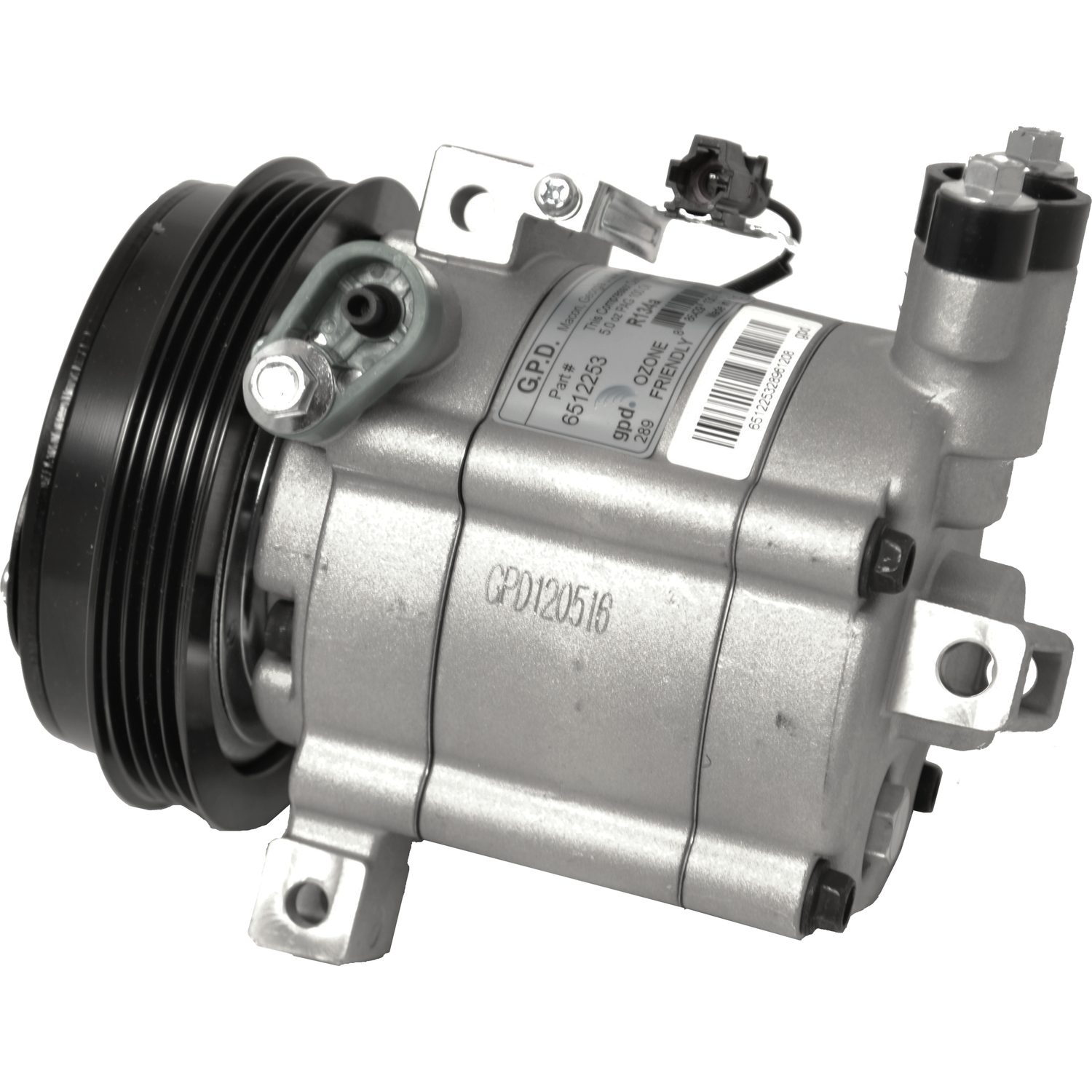 6512253 A/C Compressor, With Clutch, 2.5L, 4Cyl, 65 Series