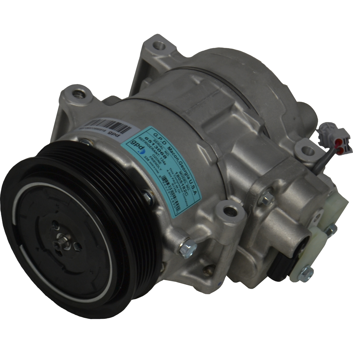 6513068 A/C Compressor, With Clutch, 65 Series
