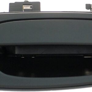 82672 Front, Passenger Side Smooth Black Exterior Door Handle, Without Key Hole, Help Series
