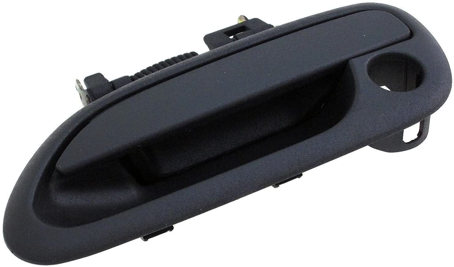 82673 Front, Driver Side Textured Black Exterior Door Handle, Without Key Hole, Help Series