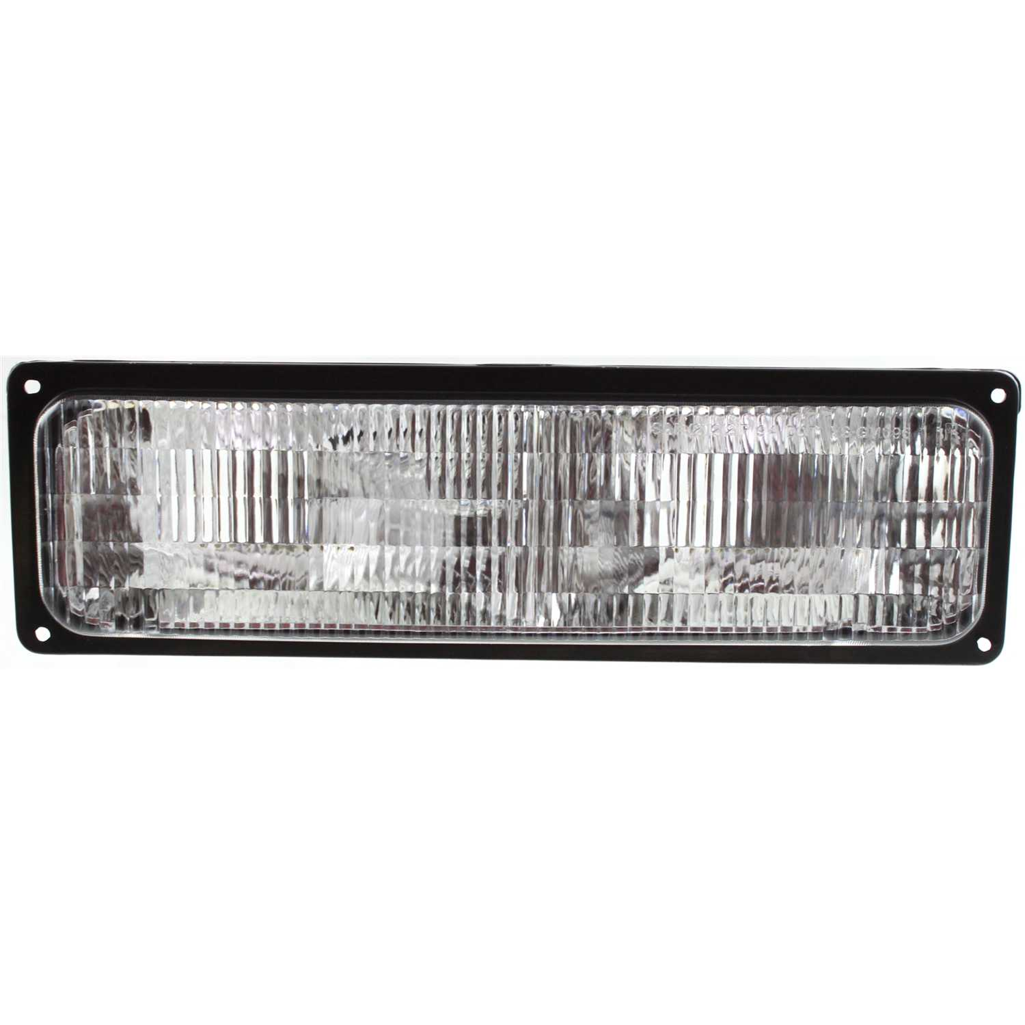 9-Piece Kit Grille Chrome Shell with Painted Black Insert, Includes (1) Grille Shell and Insert, (2) Headlight, (4) Side Marker, and (2) Turn Signal Light