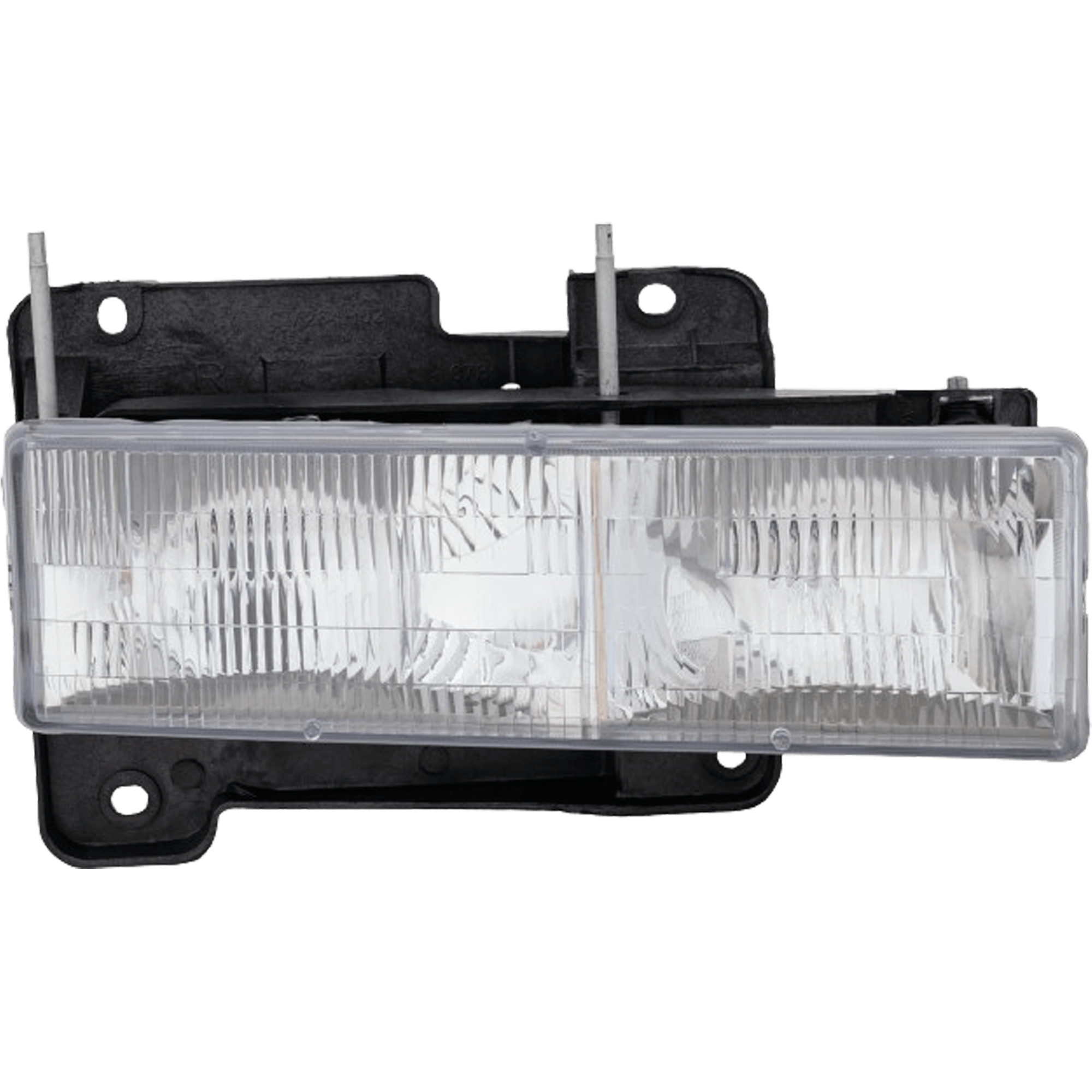 9-Piece Kit Grille Chrome Shell with Painted Black Insert, Includes (1) Grille Shell and Insert, (2) Headlight, (4) Side Marker, and (2) Turn Signal Light