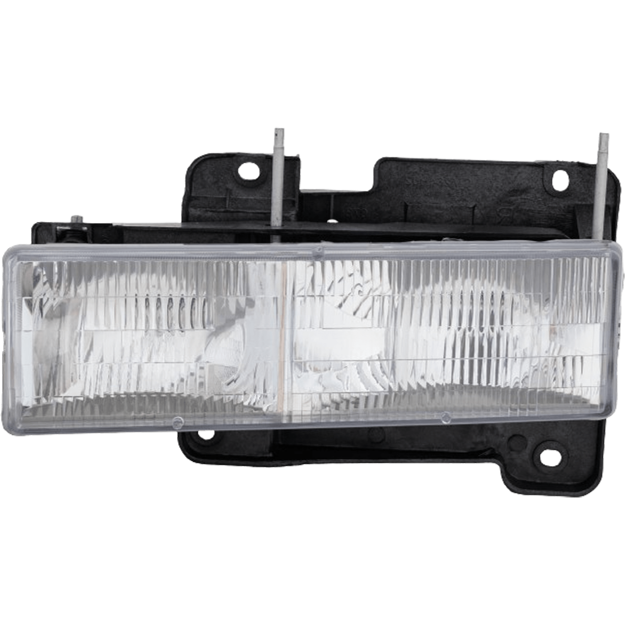 9-Piece Kit Grille Chrome Shell with Painted Black Insert, Includes (1) Grille Shell and Insert, (2) Headlight, (4) Side Marker, and (2) Turn Signal Light