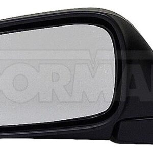 955-1221 Driver Side Mirror, Manual Adjust, Non-Heated, Manual Folding, Black, No Signal Light, No Memory, No Puddle Light, No Auto-Dim, No Blind Spot Feature