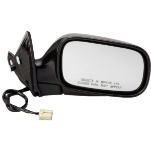 955-790 Passenger Side Mirror, Power Adjust, Non-Heated, Manual Folding, Black, No Signal Light, No Memory, No Puddle Light, No Auto-Dim, No Blind Spot Feature