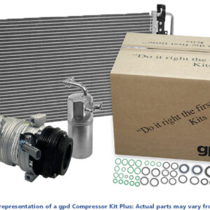 9643174A 5-Piece Kit A/C Compressor, With Clutch, 4-Groove Pulley, 2.5L, 4Cyl Includes (1) A/C Compressor, (1) A/C Receiver Drier, (1) A/C Expansion Valve, (1) A/C O-Ring and...