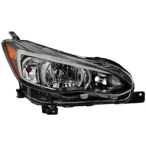 9956850 Position Halogen Headlight, With bulb(s), Clear Lens, Chrome Interior
