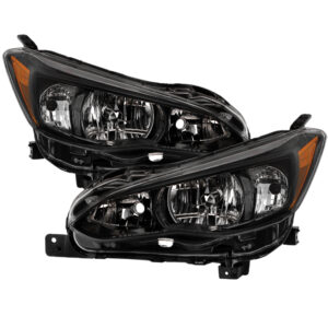 9956867 Position Halogen Headlight, With bulb(s), Clear Lens, Black Interior