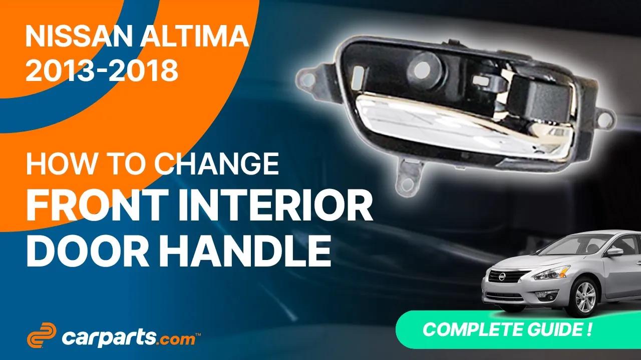 Front Or Rear, Driver Side Chrome Lever with Black Bezel Interior Door Handle, With Door Lock Button - Image 2