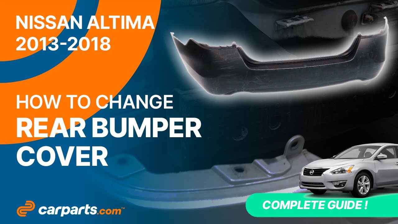 Rear Primed Bumper Cover, Sedan, CAPA CERTIFIED - Image 2