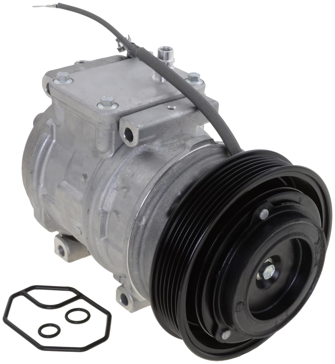 A/C Compressor, 3.0L, With 6-Groove Pulley, With Rear Air