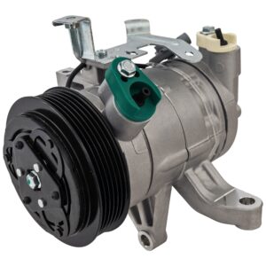 A/C Compressor With Clutch, 6-Groove Pulley