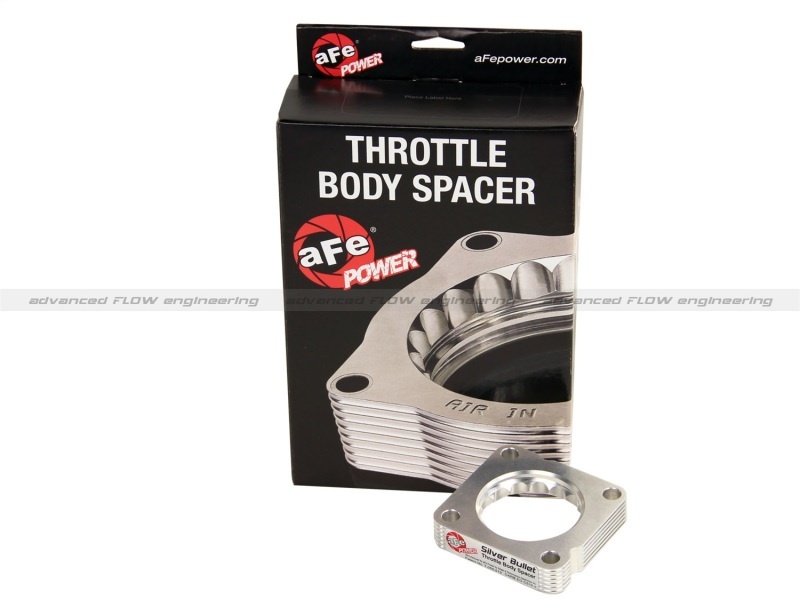 46-37001 Throttle Body Spacer - Clear Anodized, Aluminum, Direct Fit, Sold Individually - Image 3
