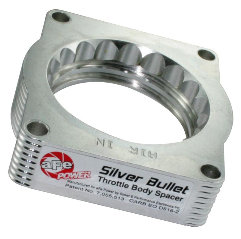 46-37001 Throttle Body Spacer - Clear Anodized, Aluminum, Direct Fit, Sold Individually - Image 4