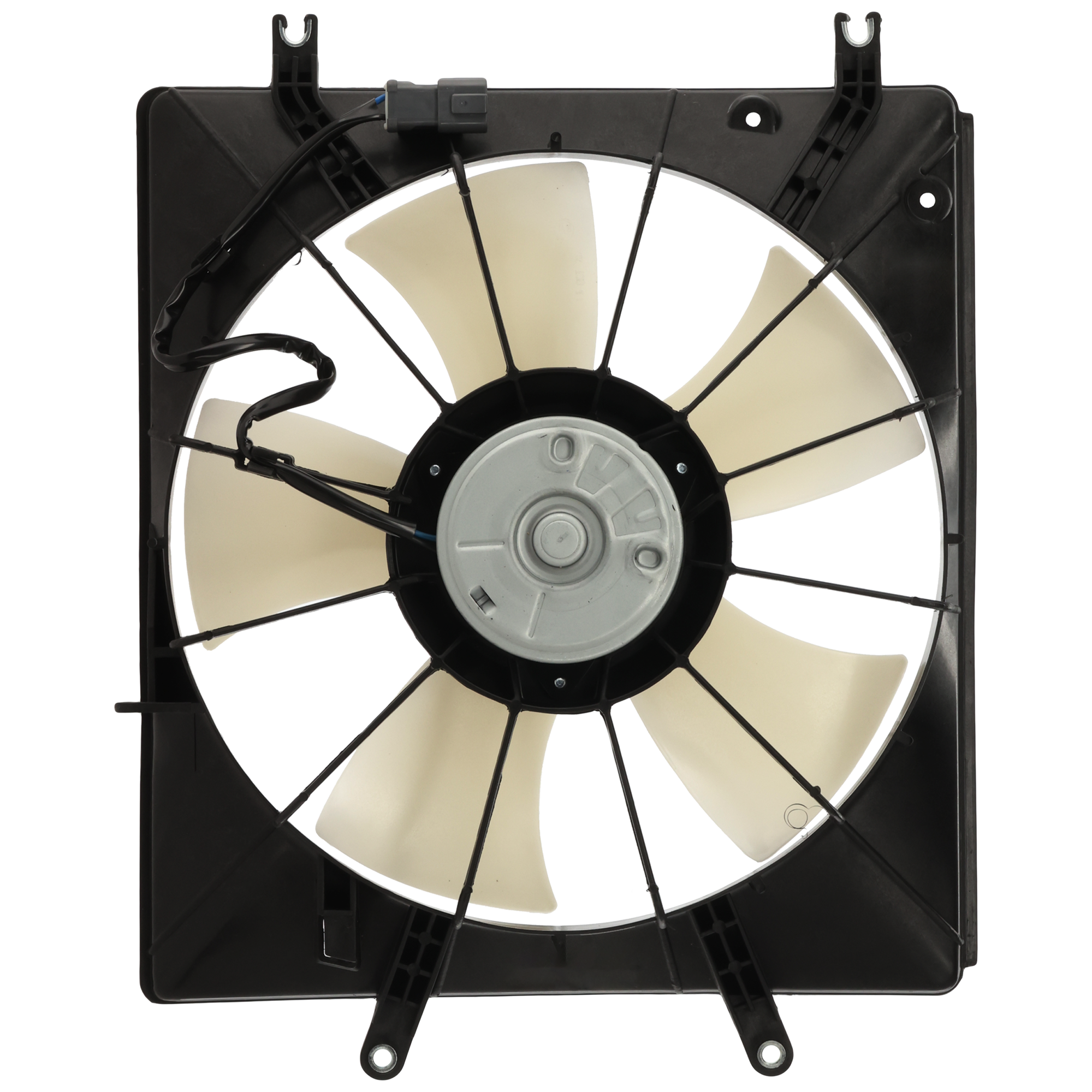 Radiator Fan - Driver Side Fan Blade, Motor and Shroud - Image 2