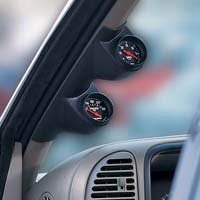 20400 Gauge Mount, A-Pillar Pod, Dual, 2 1/16in. Honda Civic (2Dr.) / Crx 88-91 Ef - Image 2